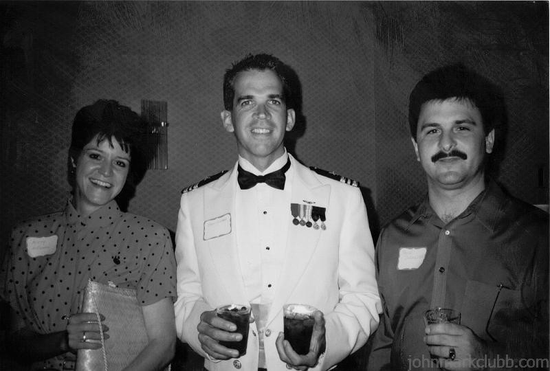 JMC 1993 - 2.JPG - 15 year high school reunion with Misty McConnell and Bruce Bermeister - two of John's school mates 1993